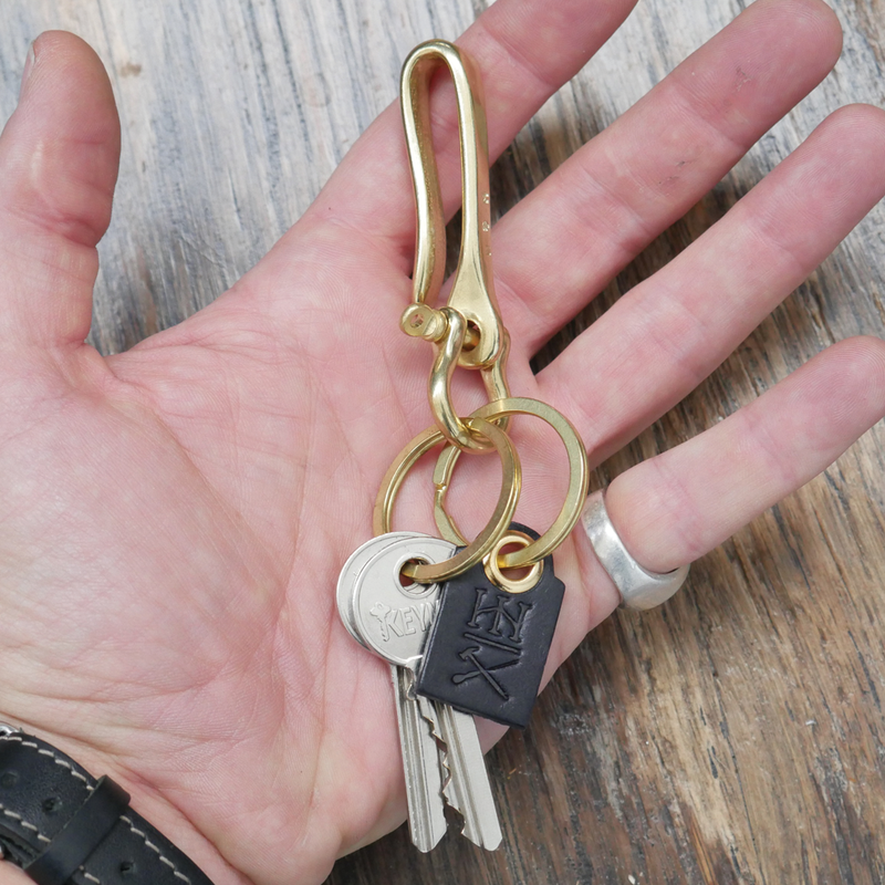 Solid Brass Belt Hook