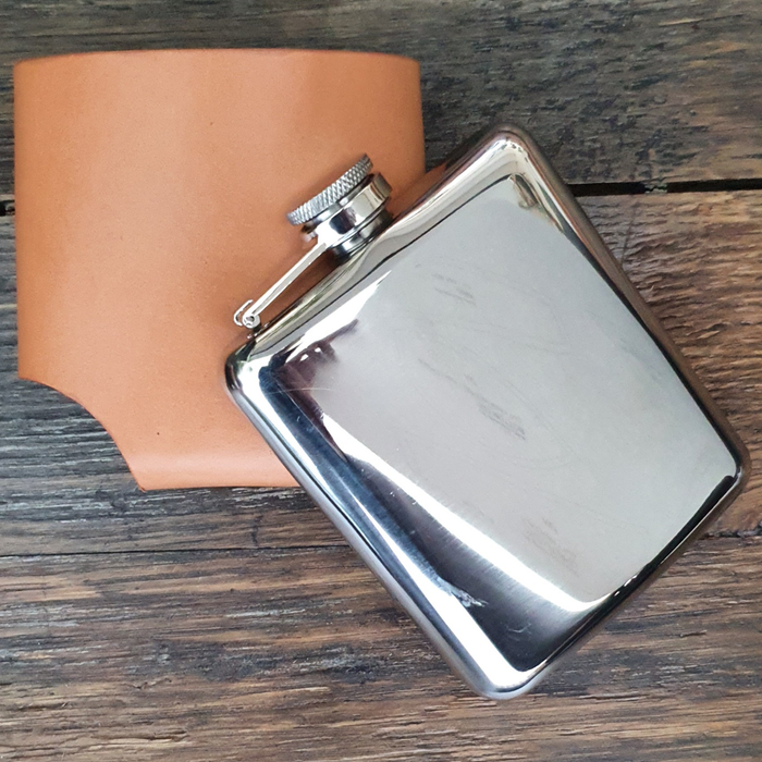 Hip Flask Tan