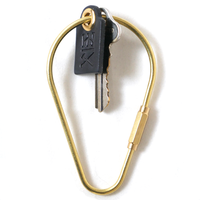 Brass Keyring Teardrop